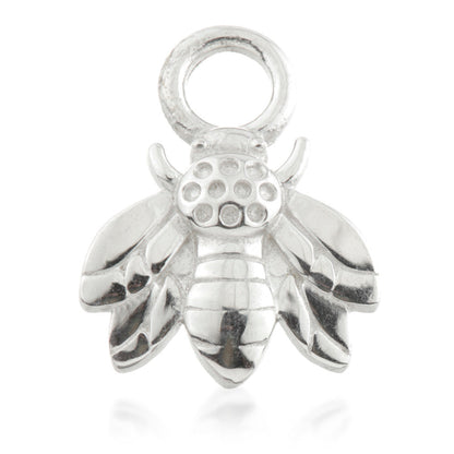 9 Carat Solid Gold Bee Hoop Charm for Hinge Segment Ring