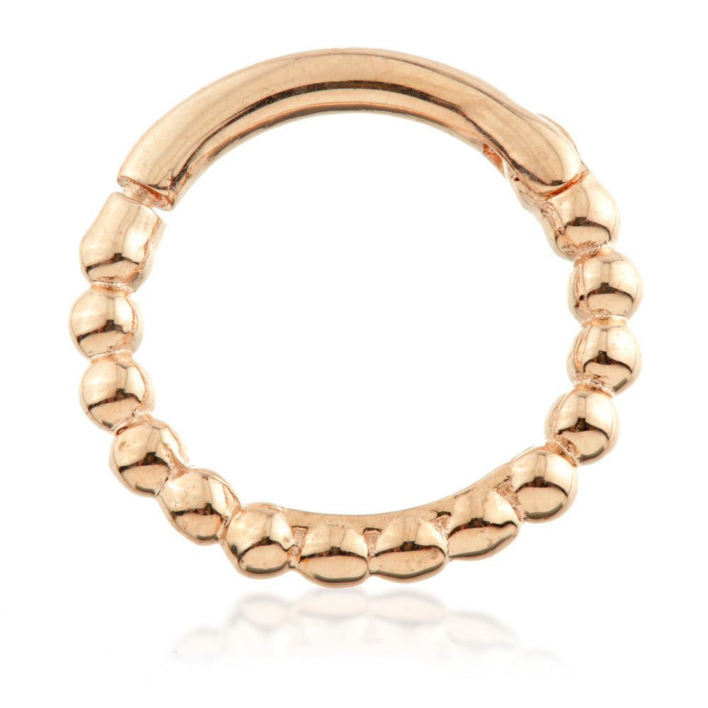 TL - Gold Bubble Hinge Ring