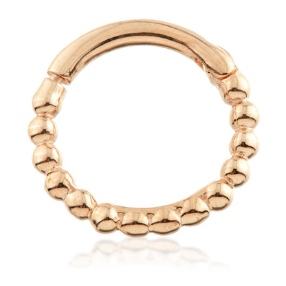 TL - Gold Bubble Hinge Ring