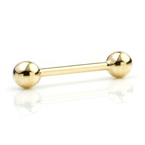 TL - Gold External Thread Barbell