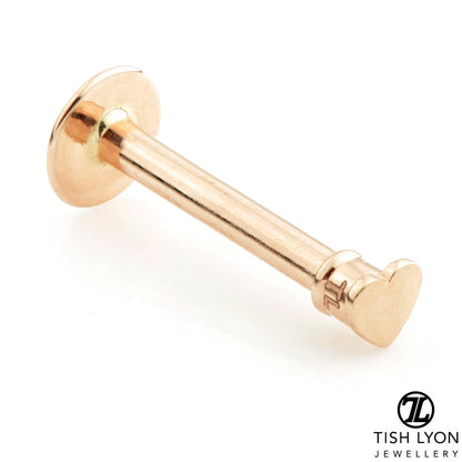 TL - Gold Heart Labret