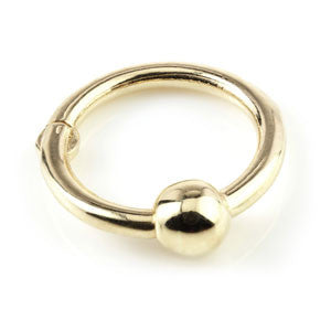 TL - Gold Hinge Segment Ring BCR