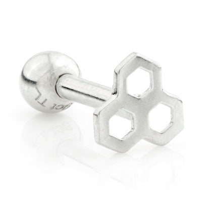 TL - 14 Carat Solid Gold Honeycomb Cartilage Bar