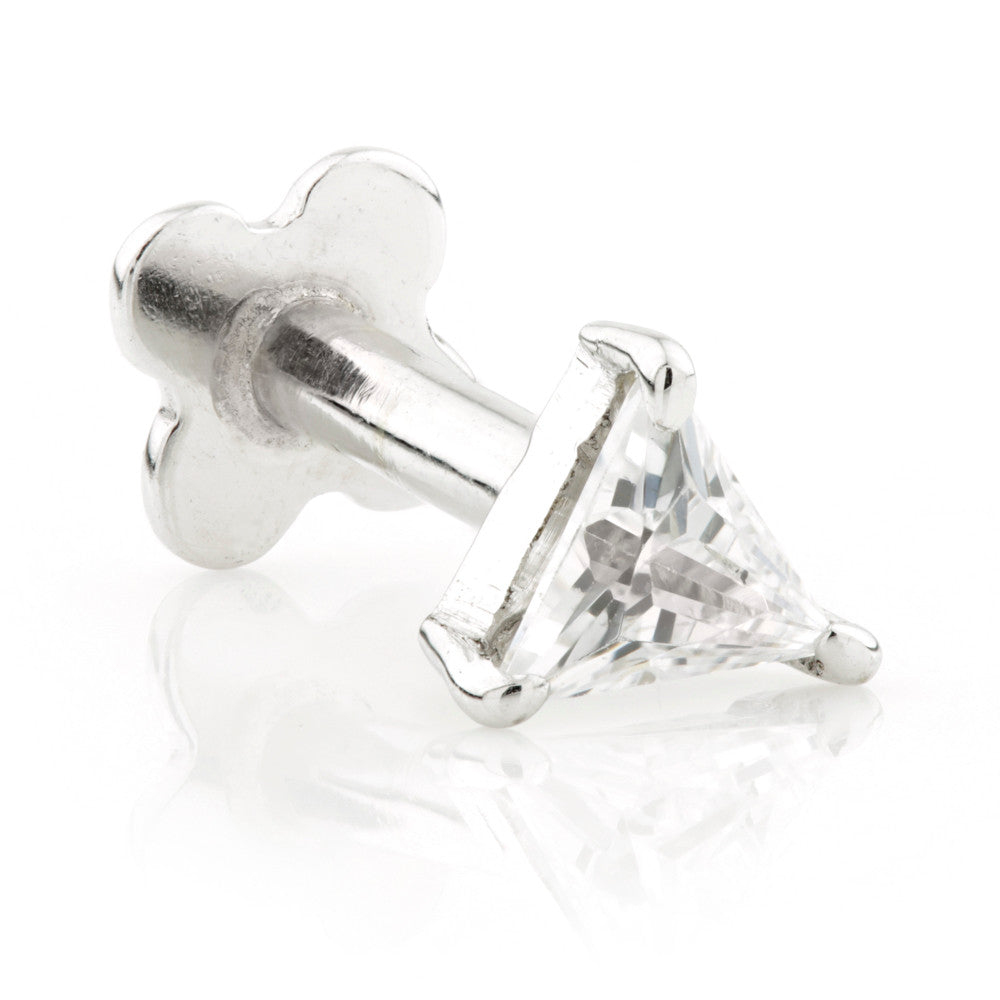TL - Gold Jewelled Trillion Internal Labret