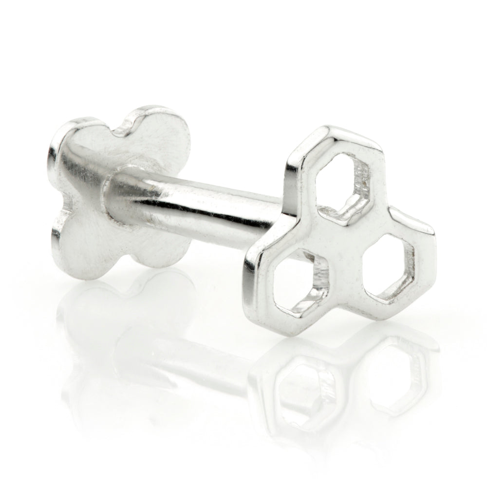 TL - Gold Open Honeycomb Internal Labret