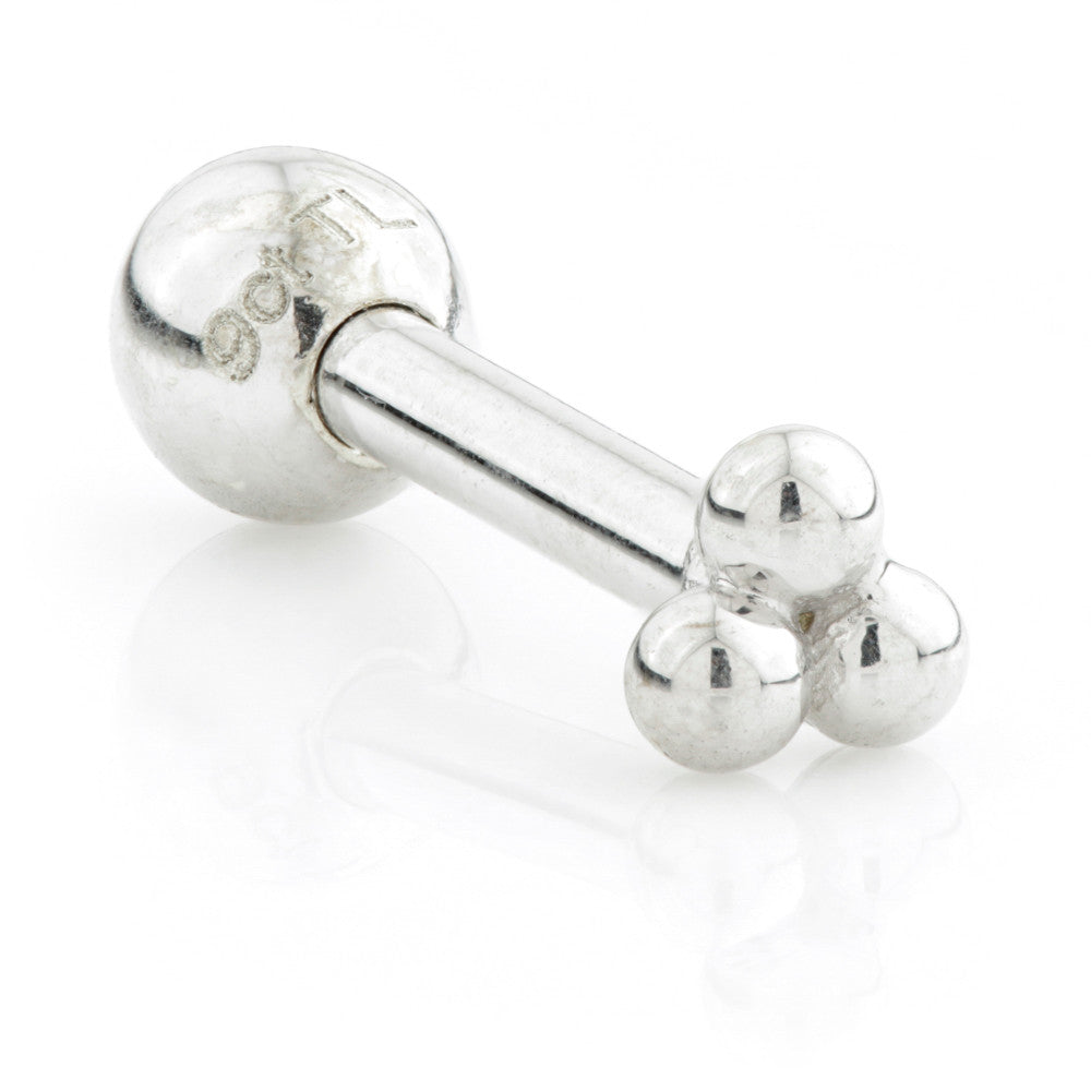 TL - 9 Carat Gold Tri Dot Cartilage Bar