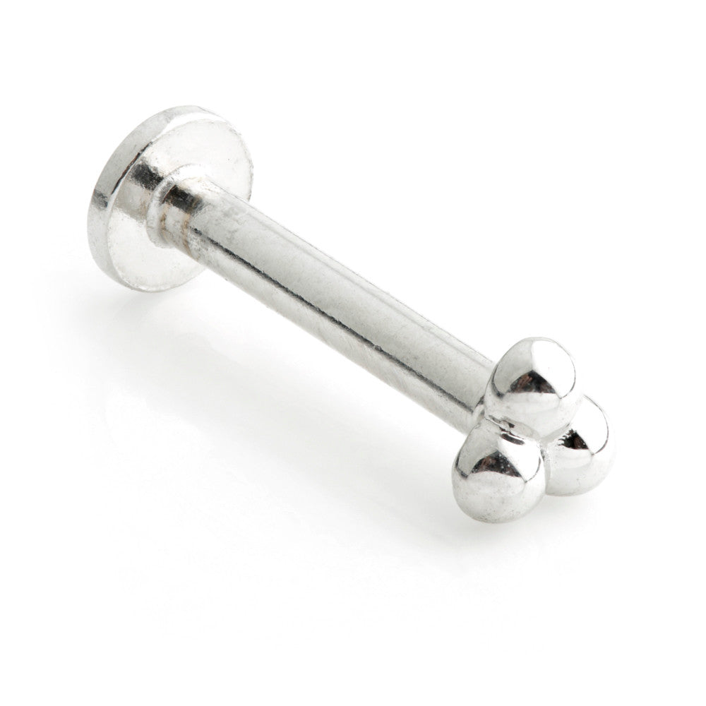 TL - Gold Trinity Dot Internal Labret