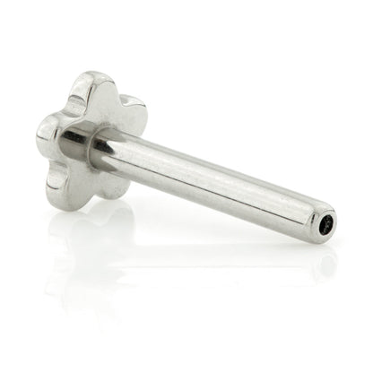 TL - Ti Internal Labret Stem with Flower Base