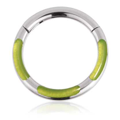 Ti Couture Glow in the Dark Hinge Ring