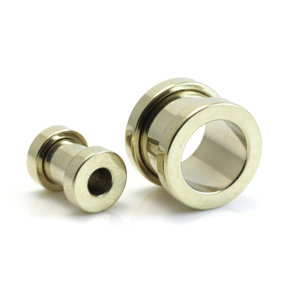 Zircon Gold Steel 2 Piece Tunnel