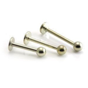 Zircon Gold Steel Micro Labret