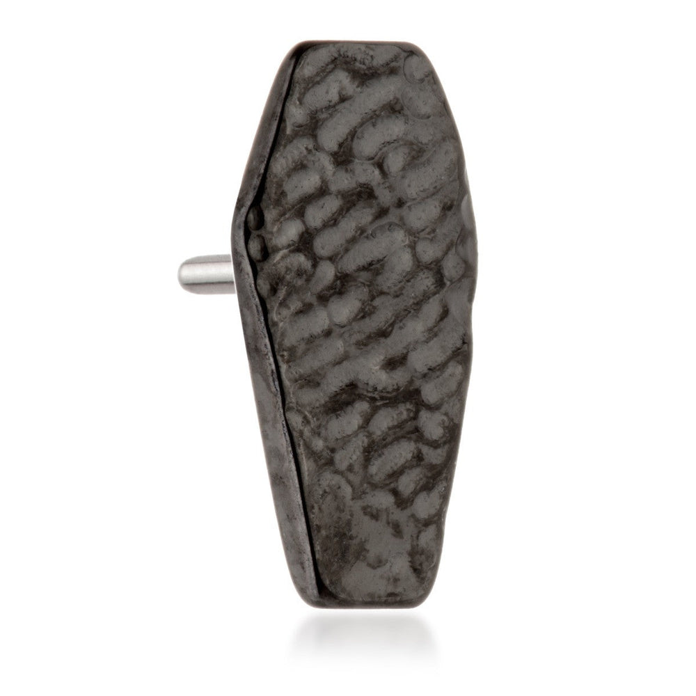 Evil Black Ti Threadless Rippled Coffin Attachment