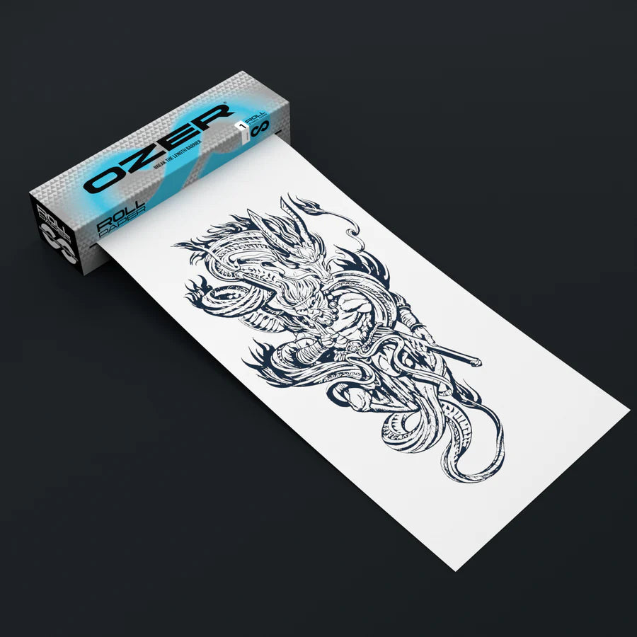 Ozer Rolling Single Thermal Stencil Paper Sheet 21.6cm x 3000