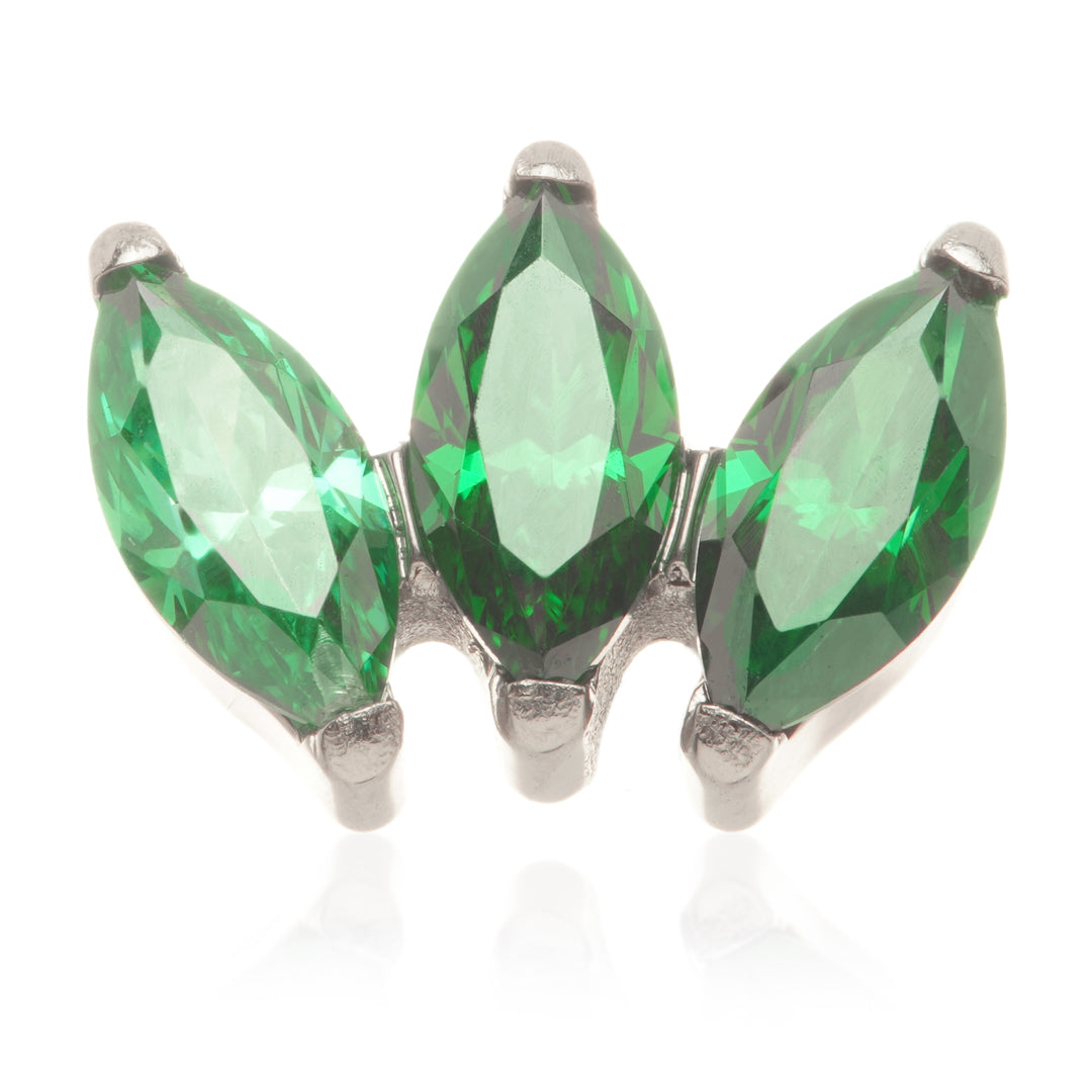Ti Triple Gem Marquise Attachment