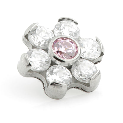 Ti Internal Micro Gem Flower Attachment (6 petals)