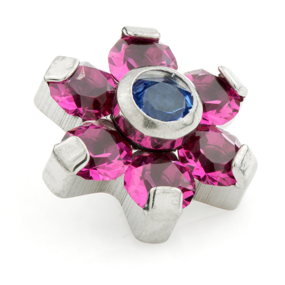 Ti Internal Micro Gem Flower Attachment (6 petals)