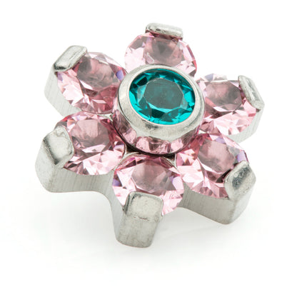 Ti Internal Micro Gem Flower Attachment (6 petals)
