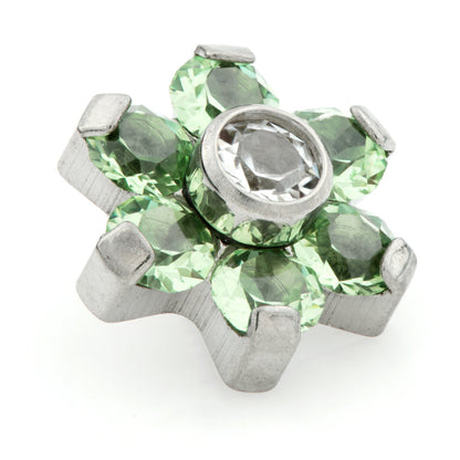 Ti Internal Micro Gem Flower Attachment (6 petals)