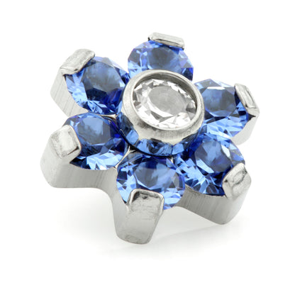Ti Internal Micro Gem Flower Attachment (6 petals)