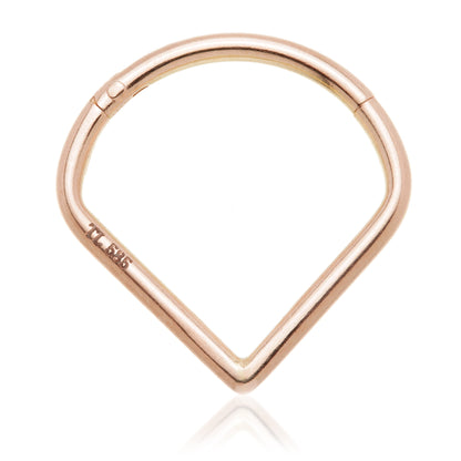 TL - Gold Wishbone Hinged Ring