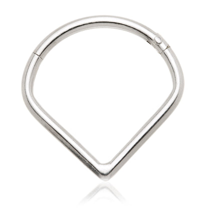 TL - Gold Wishbone Hinged Ring