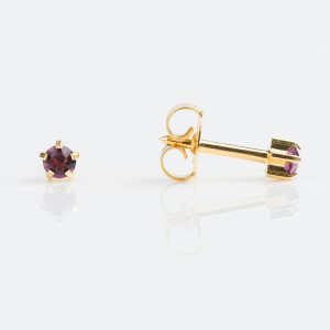 Studex Regular Gold Plated Tiffany February Studs - Pack of 12