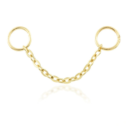 Solid 9ct Gold Hanging Chain Charm for Bars
