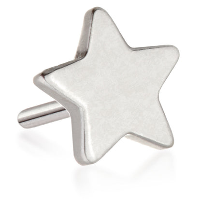 TL - 14ct Threadless Gold Star Pin Attachment