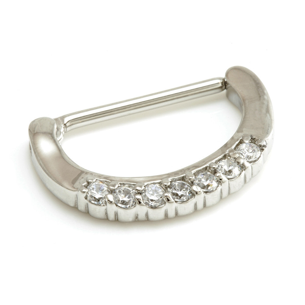 Cast Steel Small Gems Nipple Clicker