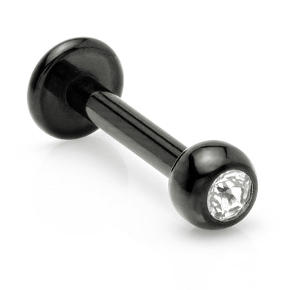 Evil Black Internal Ti Micro Gem Ball Labret