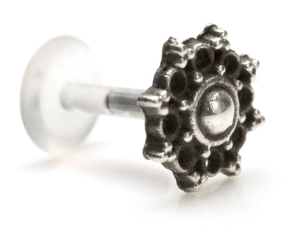 1x Silver & Plastic Labret - SVLAB6