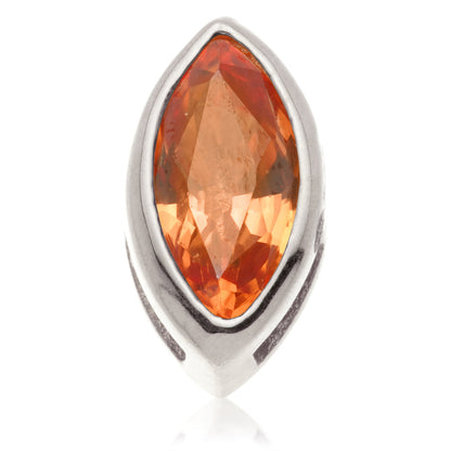TL - 14ct Gold Internal Multi Tourmaline Marquise Attachment