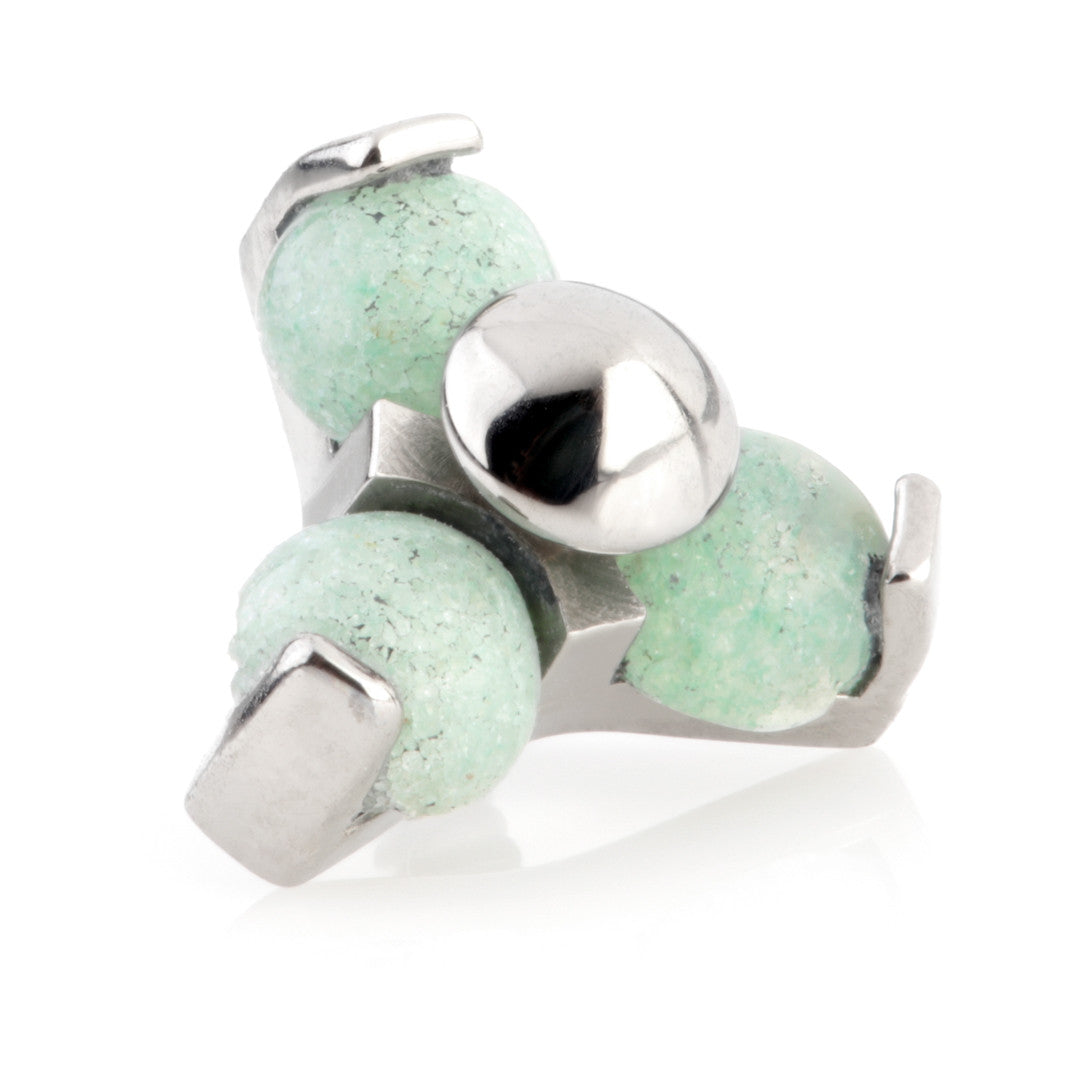 Ti Internal Jade Trinity Stone Attachment