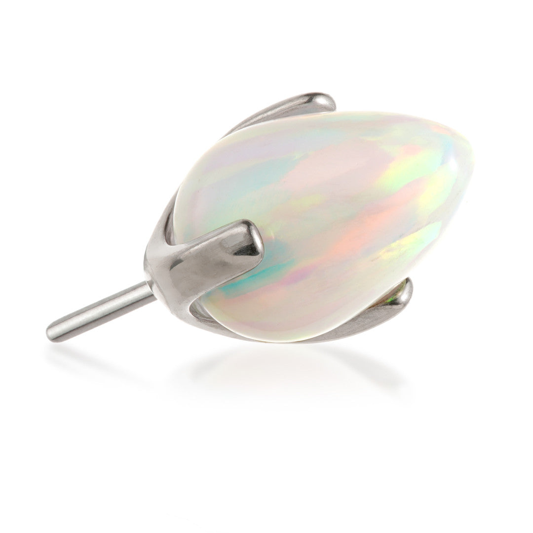 Ti Threadless Oval Opal Prong-Set Attachment