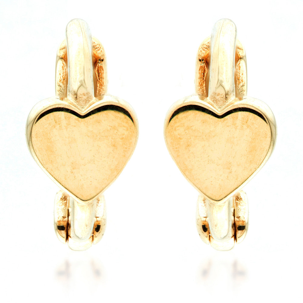 TL - 9ct Heart Huggies (Pair)