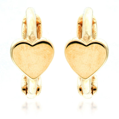 TL - 9ct Heart Huggies (Pair)