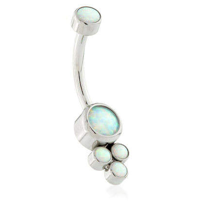 Internal Ti Opal Quad Disk Navel-1.6-10-WT