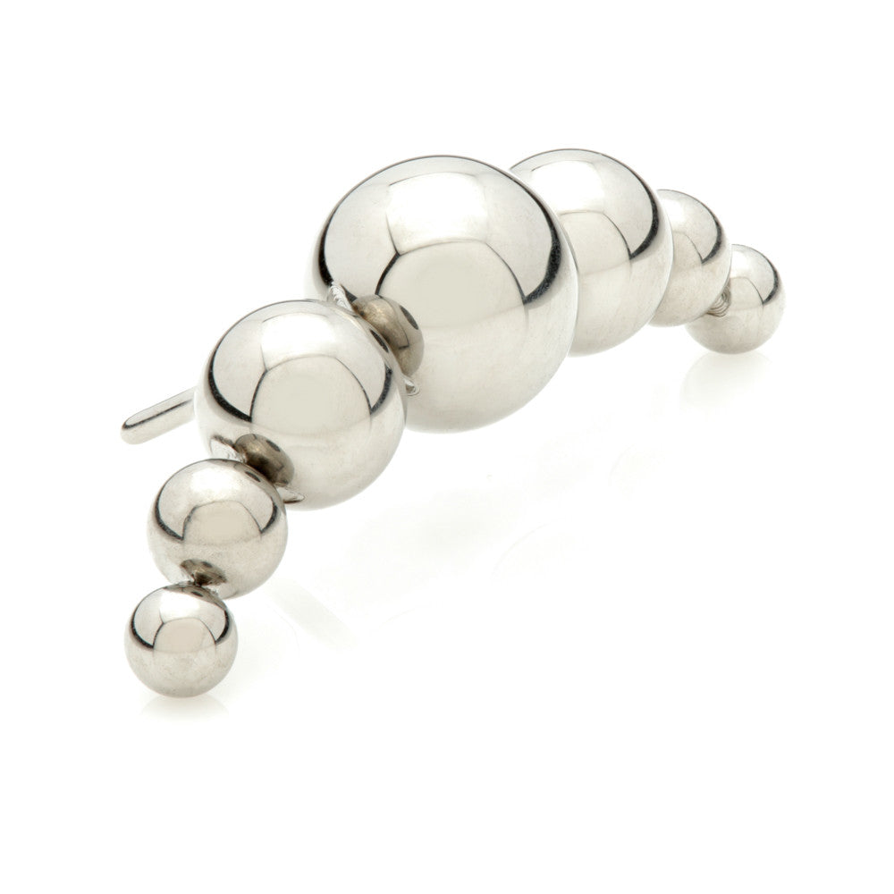Ti Threadless Bead Crescent Attachment