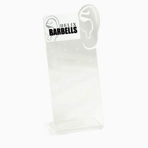 Helix Barbell Left Display Stand - 4 across (Holds 25)