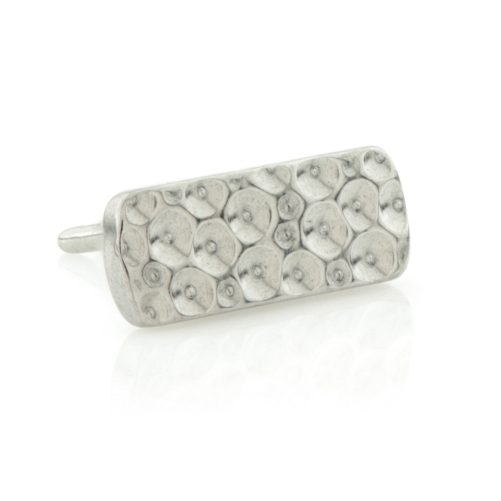 Ti Threadless Hammered Rectangle Attachment