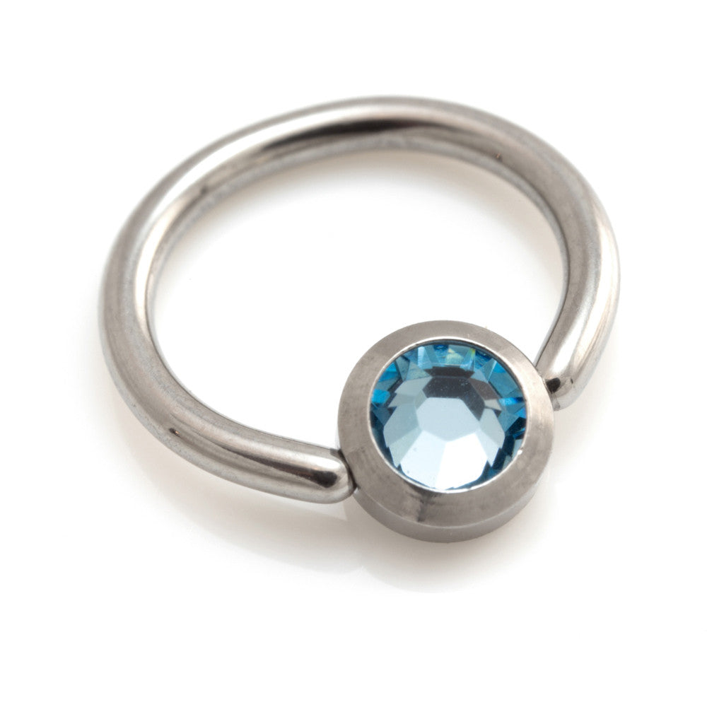 Titanium BCR with Flat Disk