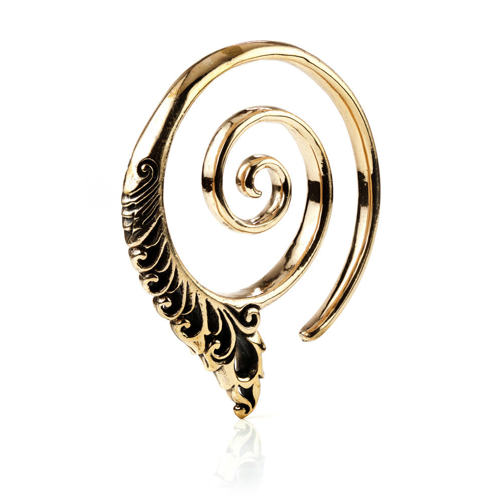 1x Ornate Bronze Spiral Weight