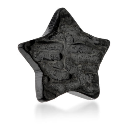 Evil Black Ti Threadless Rippled Star Attachment