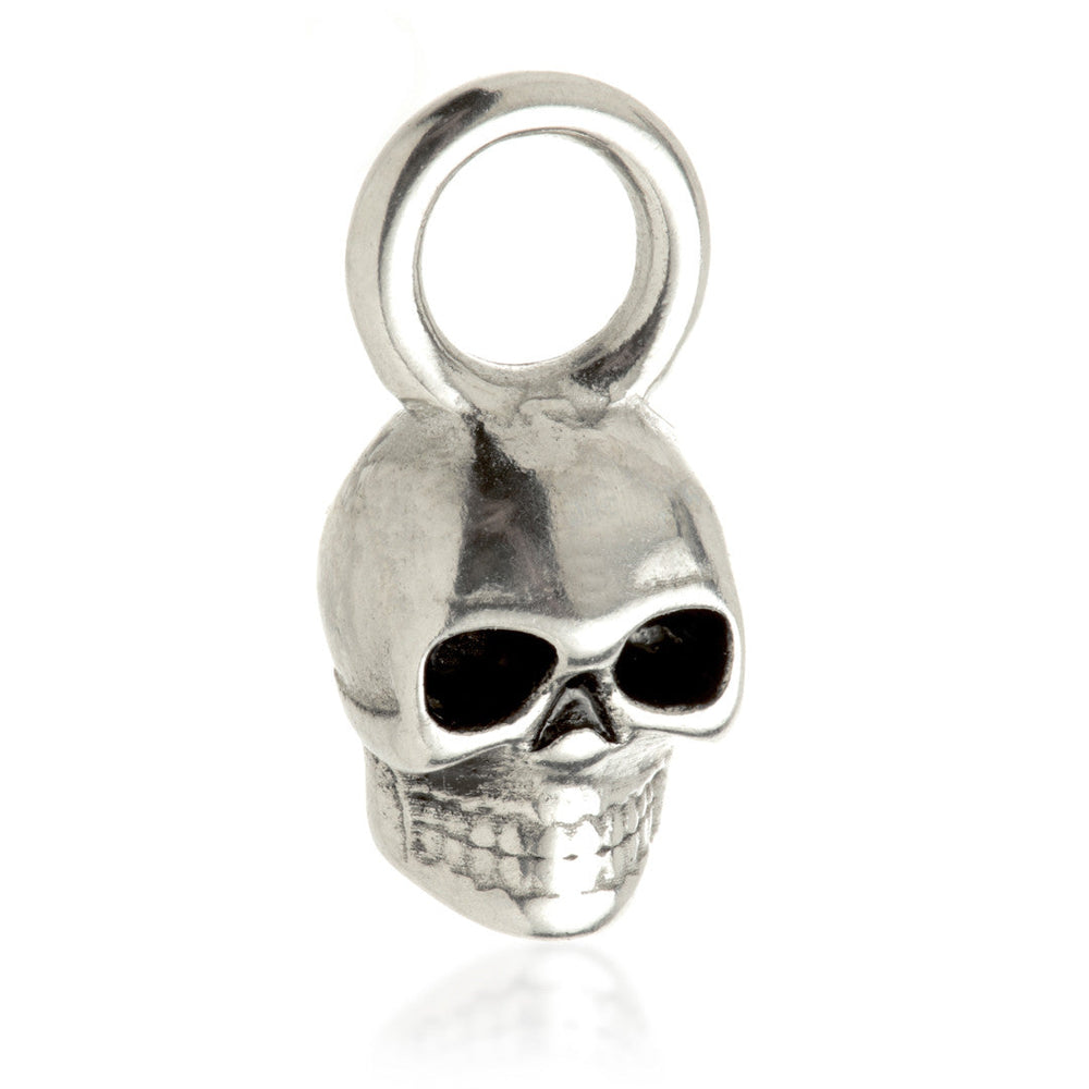 Steel Skull Charm for Hinge Segment Ring