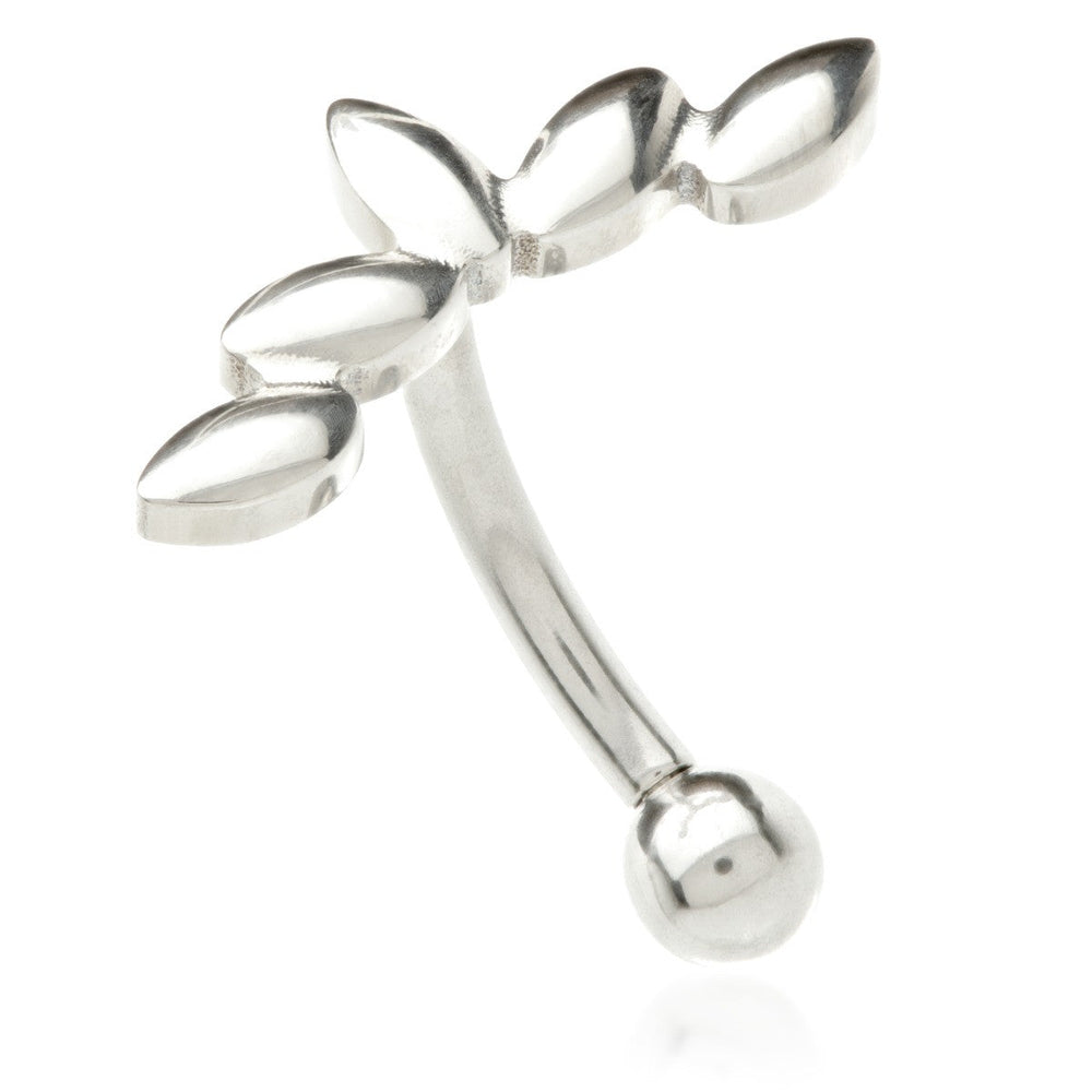 Ti Internal Marquise Cluster Rook/Eyebrow Bar