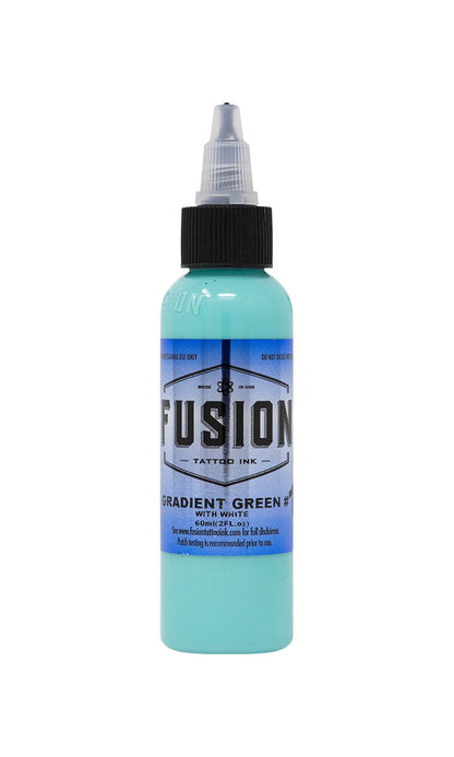 Fusion Ink Gradient Green With White #1 - 1oz