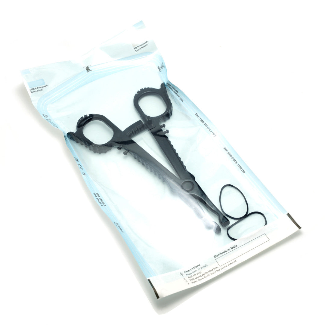 Sterilised Piercing Clamps PRO UNI Universal loose including rubber