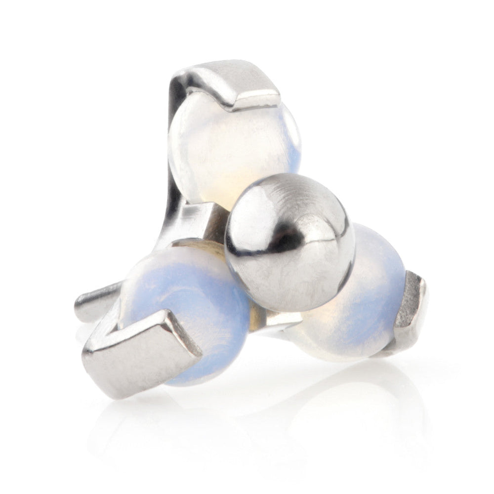 Ti Threadless Opalite Trinity Stone Attachment