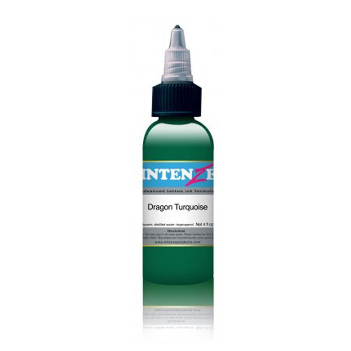 SHORT DATE - DISCOUNTED - Intenze Ink Dragon Turquoise - 1oz