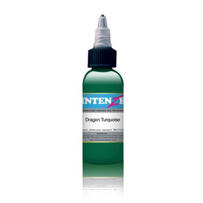 SHORT DATE - DISCOUNTED - Intenze Ink Dragon Turquoise - 1oz